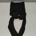 Paralinda Girls' Cotton Tights - Toddler Cable Knit Footed Tights (5-6 Years, Pattern-c Black)