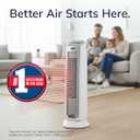 Lasko Oscillating Ceramic Tower Space Heater for Home with Overheat Protection, Timer, 22.5 Inches, Silver, 1500W, 5775