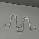 HOOSUN 4 Pack Over The Door Hooks,4.96In Hooks for Hanging Heavy Duty Door Hanger,Towel Hanger Hook Holders,Over Door Hangers Hooks Door Hanger Hooks for Hanging Clothes,Towels,Hats,Coats,Bags (White)