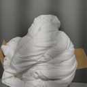 Bedsure Queen Comforter Set, White Soft Prewashed Bedding for All Seasons, 3 Pieces Gentle Soft Bed Set, 1 Lightweight Comforter (90"x90") and 2 Pillowcases (20"x26")