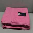 KAHAF COLLECTION Pack of 6 Bath Towels 27 x 54 Inches, 100% Cotton, Larger & Lighter Weight, Quicker to Dry, Super Soft and Absorbent, Perfect for Bathroom (Pink, Pack of 6 (27''x54''))