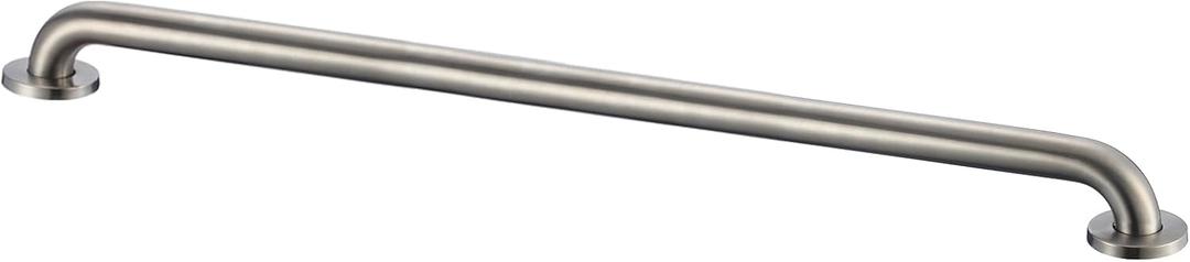 Stardrix 36-Inch ADA Compliant Grab Bar, 1.5" Diameter, Concealed Mounting Flanges, Handicap Friendly, Commercial & Residential Bathrooms, Brushed Stainless Steel