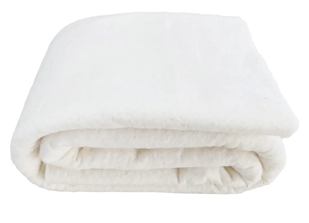 Vuwuma 45" x 60" Natural Cotton Quilt Batting for Quilting Fabric Sewing Crib Size