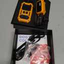 BLACKDOG Dog Training Collar, 4200ft Armor-Proof Dog Shock Collar with Remote, IP67 Waterproof Dog E Collar with 4 Training Modes & Night Vision Dual-Light for All Breeds 5-150lbs (Orange)