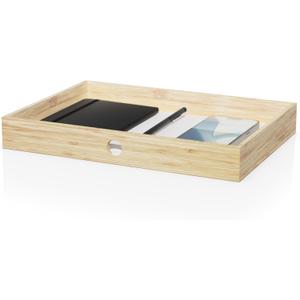 DesktopOrganizer-1drawer Prosumer's Choice Desk Paper Organizer Tray Wood - Ideal Solution and Size for Clean Desktop Setup - Suitable Desktop Organizer, Dimensions: 1.6x12.5x8.8