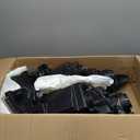 Headlights Assembly for 2014 2015 Optima, with LED Daytime Running Light, Passenger & Driver Side Halogen Headlamp (All Bulbs Included), Clear Lens Black Housing Amber Reflector, 1 Pair