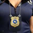 Spooktacular Creations 5 pcs Police Costume Accessories, Halloween Costume Accessories for Adults, Police Role-Playing Accessory, Detective Dress-Ups