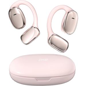 ZIHNIC AI Translation Earphones  3 Smart Translation Modes, Real-Time Language Assistance Supports 138 Languages, IPX5 Waterproof, Effortless Communication in Travel & Business-Pink