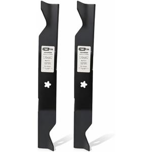 QWD 532405380 Mower Blades 2 Pack for Husqvarna 46 Inch Deck, 5-Point Star High Lift Blades Replacement for 405380 532403107, Fits YTH22V46 Z246 YTH20K46 YTH21K46 YTH22K46 YTA22V46 Craftsman