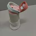 24 oz Insulated Water Bottle with Straw: Meoky Stainless Steel Metal Water Bottle with 2in1 Lid  Leak Proof, Cold for 24 Hours, Fits in Car Cup Holder, BPAFree for Travel Sports Gym, Cream