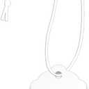 SmartSign (Pack of 1000) 1.25 x 0.875 inch Blank White Merchandise Tags with Pre-Strung Loop Strings, Size #3, 12pt Thick Cardstock Tags