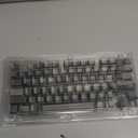 dagaladoo Double Shot PBT keycaps for Mechanical Keyboard,Shine Through keycap Cherry Profile,Gradient Grey,Side Printed Keyboard caps for Mechanical Gaming Keyboards(121key,only keycaps)