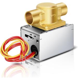 for Honeywell V8043e1012 Zone Valve, 3/4" Sweat Zone Valve Perfect Replacement for a Failed Honeywell Valve for Heating Loop System (Connection = 18" Leads), Easy to Install