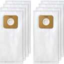 8 Pack Type A HEPA Vacuum Bags for Riccar Most Vibrance, R-Series, 2000/4000 & Simplicity Symmetry, S20EZM, 5000/6000 Upright Vacuum Cleaners, Part RAH-6/SAH-6