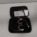 KIMAFUN Headset/Headworn Microphone Professional Earset Over Ear Hanging Condenser Mic Compatible with Shure Wireless System Bodypack Transmitter, Ideal for Performance, Theater, Lecture - Beige D4