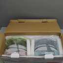 30oz Glass Meal Prep Containers with Lids, Airtight 3.75 Cup Food Storage Containers Set, Heat-Resistant BPA-Free Glass Containers for Soup Leftover, Microwave, Dishwasher, and Freezer Safe (4 Packs) (Multicolor+Clear)