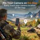 GardePro E6 WiFi Trail Camera (Non-Cellular), Stable WiFi with External Antenna, On-Site App Viewing, 64MP 1296P HD, No-Glow Night Vision, Motion Activated Waterproof Game Camera