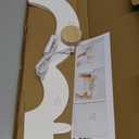 19.7in Light Up Honeycomb Paper Christmas Snowman, Indoor Christmas Decorations and Holiday Centerpieces for December Holiday Season Home Office and Xmas Party Supplies