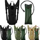 Cunno 3 Pcs Water Backpack Tactical Hydration Pack with 3 Liter Hydration Water Bladder Military Daypack Bag for Hiking Running Cycling Climbing