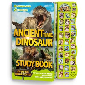 Dinosaur Toys for Kids 3-5 Dinosaur Book with Sounds 30 Species Names & Realistic Sounds Interactive Toys for Boys Girls Kids 2 3 4 5 6 7 Year Old Dinosaur Toys Gifts(Dinosaur Book)