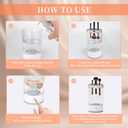 Multi-Functional Electric Makeup Brush Cleaner - Automatic, Energy Saving Makeup Brush Cleaner: Convenient and efficient Makeup Brush Cleaning Solution (Pearl white)