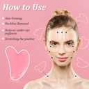 24 Pcs Gua Sha Facial Tool Resin Gua Sha Massage Tool Heart Shaped Gua Sha Stone Guasha Board for Face Body Skin Massage Spa Acupuncture Prevent Wrinkles