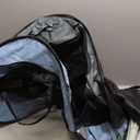 Beatrice Home Fashions Portable, Collapsible, Pop Up Kennel Travel Cat and Dog Crate, 32.5" L x 19.5" W x 19.5" H, Blue