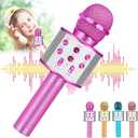 Kids Karaoke Microphone for Girl Toys: Christmas Birthday Gifts Ideas for 3 4 5 6 7 8 9 10 Year Old Girls, (Purple)