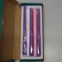 Christmas Advent Unscented 10" x 7/8" Taper Candles Pack of 5