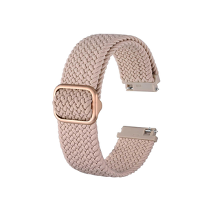 BISONSTRAP Nylon Watch Bands, Adjustable Braided Loop Straps for Men and Women, 16mm 18mm 19mm 20mm 22mm for Choice