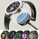 2 Pack for Samsung Galaxy Watch Charger Compatible with Watch 8/8 Classic/Ultra/7/6/6 Classic/5/5 Pro/4/4 Classic/3/Active/FE USB A Magnetic Fast Charging Dock Accessories 3.3FT