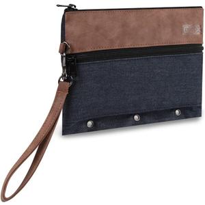 2 x GOX Travel Toiletry Bag For Men Carry On Zipper Pouch, Travel Electronic Organizer Pouch Bag Cosmetic Kit Travel Essentials (blue)