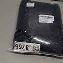 Bed Skirt Queen Size Ruffled Bed Skirt with Split Corners, 16 Inch Drop Dust Ruffle Bed Skirt with Platform, Queen - 16" Drop, Black