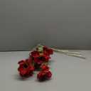28.3" Red Artificial Flowers Poppy Flowers 3Pcs Silk Fake Poppy Flowers Real Touch Faux Poppies Spring Flower Long Stem Arrangement with 4 Heads for Party Centerpiece Bouquet Table Home Decoration