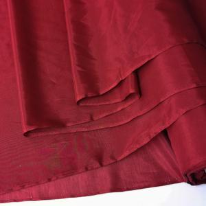 100cm*140cm Burgundy Silk Cotton Fabric Soft Silk Linings Material Sewing DIY Tissue Dress Gown Fabric Lining Tissue (#11 Burgundy)
