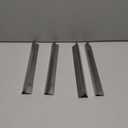 2 Packs Adjustable Stainless Steel Stove Gap Cover, 13.8~27.5 Inch Kitchen Stove Counter Gap Cover, Stove Gap Guards, Oven Gap Filler (Silver)