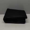 fani Heavy Duty Large Outdoor Indoor Entrance Black Doormat Waterproof Low Profile Entrance Rug Front Door Mat Patio Anti-Skid Rubber Back, 48x72 inch (Black)