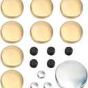 Engine Freeze Plug Kit Brass Freeze Frost Expansion Plug Parts MPE-100BR Compatible with Chevy Small Block 283ci 305ci 327ci 350ci 1957-1997
