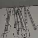 8 Pack Space Saving Metal Collapsible Hangers for Heavy Clothes, Closet Space Savers Metal Hanger Organizer for Dorm, Room Essentials Storage