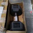 CAP Barbell Coated Hex Dumbbell Weight 50 Lb