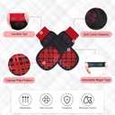 BEAUTYZOO Dog Socks to Prevent Licking Paws, Dog Shoes for Hot Pavement Small Medium Large Senior Dogs Booties, Non Slip Dogs Boots & Paw Protectors for Hardwood Floors Traction Control Indoor