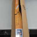 Fiskars Rotary Cutter and Ruler, Quilting Ruler, Rotary Cutter for Fabric, Built-In Measuring Grid & Spring-Action Blade, 24 x 6, Gray/Clear