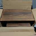8 Pack Wooden Buffet Risers Rustic Wood Cupcake Stand Catering Supplies Buffet Display with Mini Signs Food Risers for Buffet Table Dessert Display Stand for Home Decor Party Wedding Birthday