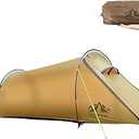 Night Cat Ultralight Tunnel Tent: Waterproof Lightweight Two People Backpacking Tent for Outdoor Camping Hiking Treeking with Double Layers Aluminum Poles and Footprint