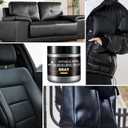 WEYSTOM Leather Recoloring Balm & Repair Kit for Furniture - Dye, Renew & Restore Aged, Faded, Cracked, Peeling, Scuffed Surfaces(Grey) (8.5OZ, Gray)