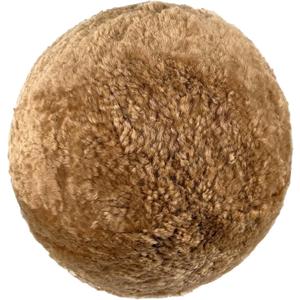 TOV Furniture New Zealand Brown Genuine Sheepskin 12" Ball Pillow