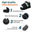 Shoe Lift for Uneven Legs, Shoe Balancer Shoes Leveler for Use with Fracture Boots, Shoes Riser with Adjustable Height for Gait Improvement (Large)