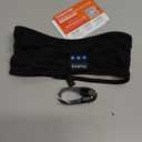 Perytong Sleep Headphones Wireless, Bluetooth Sports Headband Headphones with Ultra-Thin HD Stereo Speakers Perfect for Sleeping, Workout, Jogging, Yoga, Insomnia, Air Travel, Meditation (Black)