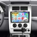EKAT [2G+64G] for 2008 2009 2010 2011 2012 Jeep Liberty Radio Android 13 Car Stereo with 10 inch Touch Screen, Carplay/Android Auto/1080P/Bluetooth/WiFi +AHD Backup Camera