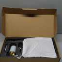 KENES Modern Polished Chrome 10-Inch Shower Head and Handle Set, Square Shower Faucet Set Bathroom Rainfall Shower System, KE-6024B-5 (Shower Valve Included)